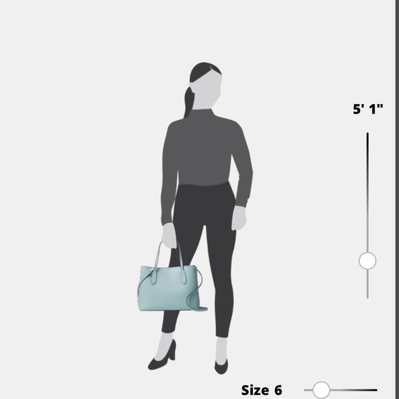 NWT Kate Spade Light Blue Tote Spring collection - Picture 6 of 7